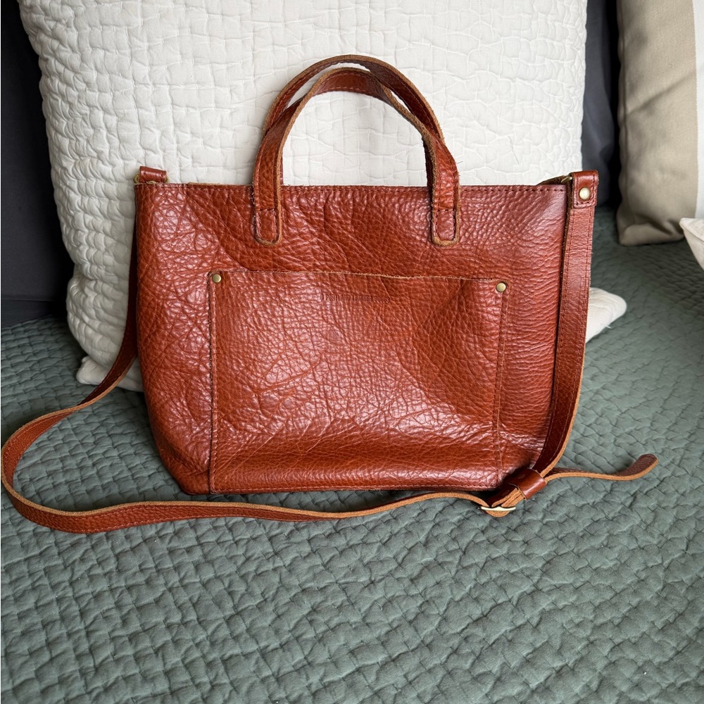 Portland Leather Elegant “Sedona” Medium Crossbody Tote Bag